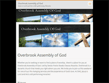 Tablet Screenshot of overbrookaog.org